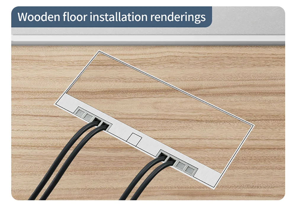 300 recessed floor socket Adjustable bottom box