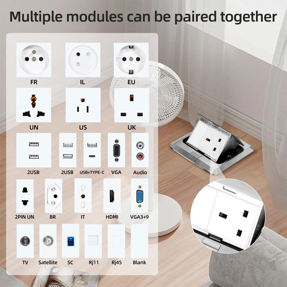 quick pop-up floorsocket