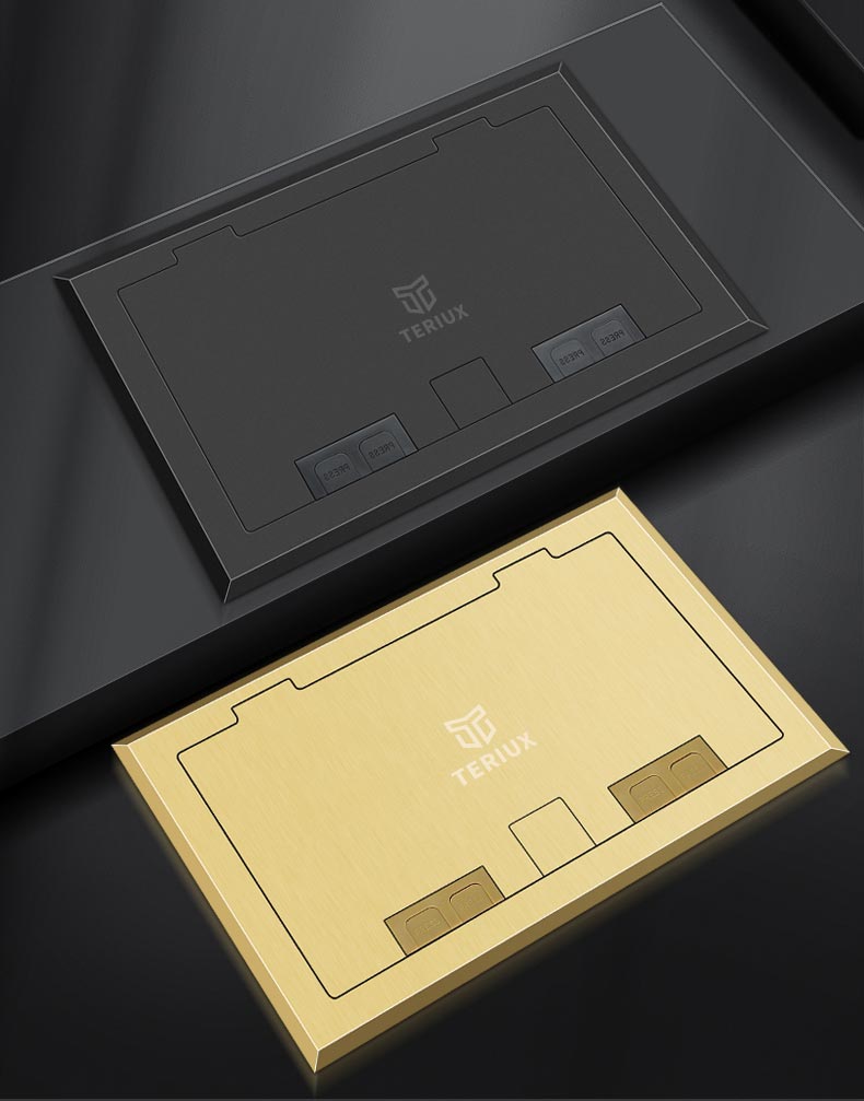 200 Open type Side insertion floor socket